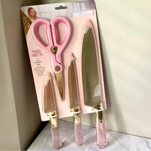 New Paris Hilton 4 Piece Stainless Steel Cutlery Set